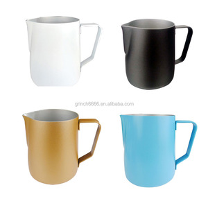 OEM新デザイン304ステンレス鋼の尖ったニップミルクポットコーヒーラテ発泡カップピッチャーフレアスケールガーランドカップ - Product Image 2