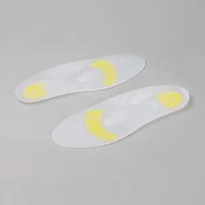 Hot selling orthotic orthopedic arch support foot care premium silicone insoles for shoes