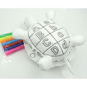Creative Educational Kids <strong>Toys</strong> DIY Painting Animals Stuffed <strong>Turtle</strong> Tortoise Children <strong>Toy</strong> Birthday Gifts Paint Your Own <strong>Turtle</strong> - Product Image 5
