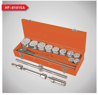 Kit d'outils professionnels de réparation automobile avec mallette rigide, douilles 4/3'' DR, clé à cliquet, adaptateur de douille CR-V pour perceuse, outils manuels et pneumatiques