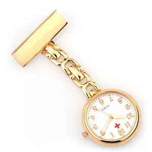 Hot Clip Nurse Doctor Watches Pendant Arab Number Fob Hanging Medical Luxury Alloy Fashion Women Mens Quartz Pocket Watch