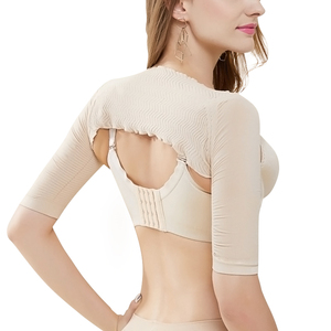 SSHAPER femmes sans couture à manches courtes Shaper plus mince dos épaule soutien bras Posture correcteur - Product Image 6