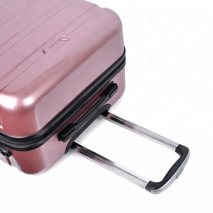 उच्च फैशन 20 "एब्स 4-व्हील स्पिनर केबिन सामान टिकाऊ लक्जरी सूटकेस मिश्र धातु ट्रॉली यात्राओं के लिए अलग रंग क्लासिक - Product Image 5