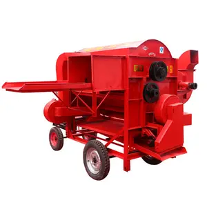 Gasoline engine driven rice wheat bean grain thresher for sale