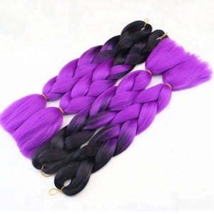 24 pollici morbido Yaki dritto afro kinky jumbo treccia per <span class=keywords><strong>capelli</strong></span> all'ingrosso all'ingrosso <span class=keywords><strong>trecce</strong></span> sintetiche espressione africana intrecciata <span class=keywords><strong>capelli</strong></span> - Product Image 3