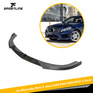 De fibra de carbono W212 parachoques delantero del labio para <span class=keywords><strong>Mercedes</strong></span> <span class=keywords><strong>Benz</strong></span> E300 E350 E400 E550 deporte 13-15 - Product Image 3