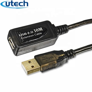 <span class=keywords><strong>Cavo</strong></span> di <span class=keywords><strong>Prolunga</strong></span>/Ripetitore <span class=keywords><strong>USB</strong></span> 2.0 Maschio-Femmina OEM di Alta Qualità con Schermatura Intrecciata e Rivestimento in PVC - 10M (Placcato in Nichel/Oro per Computer) - Product Image 2