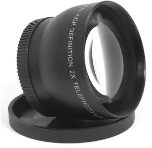 52mm 2.0X Teleobiettivo per il Cannone Nikon Obiettivo di Macchina Fotografica con 52mm UV Fillter Filo