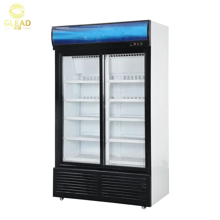 Commerciale supermercato frigoriferi commerciali usati in vendita/display frigoriferi uk/frigorifero congelatore
