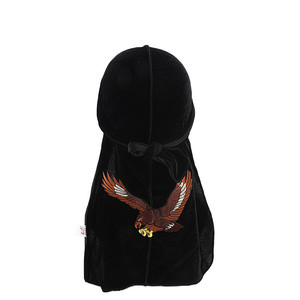 Turban Duragesic en velours à <span class=keywords><strong>motif</strong></span> d'aigle pour hommes - Product Image 5
