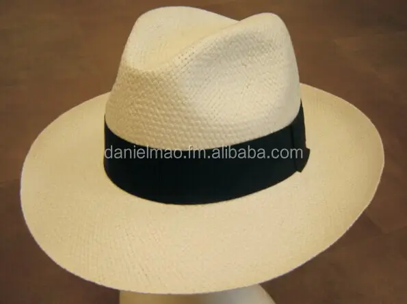 Panama hat in paper straw