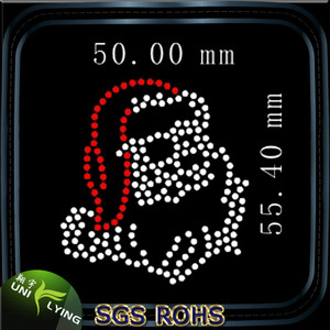 Santa <span class=keywords><strong>Claus</strong></span> <span class=keywords><strong>de</strong></span> hierro en diamantes <span class=keywords><strong>de</strong></span> imitación - Product Image 1