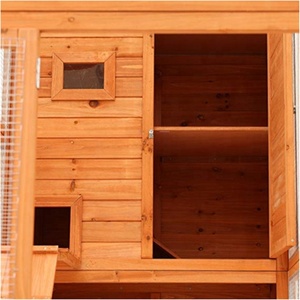 กรงแมวกรงกลางแจ้งไม้ขนาดใหญ่77 "X 38" x 69 "บ้านแมวลาดใหญ่ - Product Image 5
