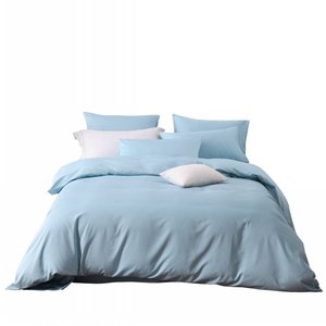 Modern Eco-Friendly 100% Cotton <strong>Comforter</strong> <strong>Set</strong> Queen Size 4-Piece Bed Linens with Duvet Cover Bed Sheet &amp; Pillowcases All-Season - Product Image 6