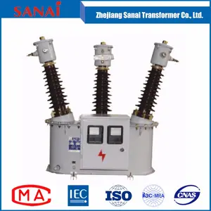 Distribución de energía equiment 33kv transformador de medida de tensión