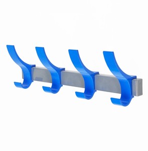 Estable 9 Ganchos Recubierto de plata Ecológico Montado en la pared Perchero de ropa de aluminio - Product Image 5