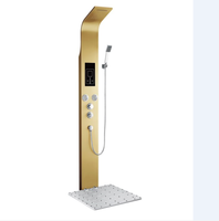 Panneau de douche LED thermostatique, robinetterie de douche/colonne de douche/panneau de douche
