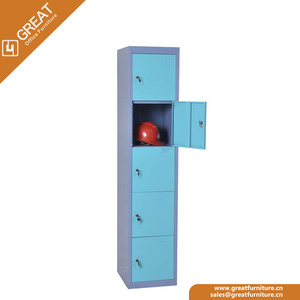 Metal estante ajustable derribar 5 puertas armario <span class=keywords><strong>de</strong></span> acero barato - Product Image 4