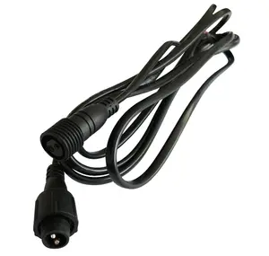Cable 2-Pin IP44 Low Voltage for Powering Multi LED Garden Spotlights, Fountains Garden Lighting, 12 V AC H03VVH2-F 2X075