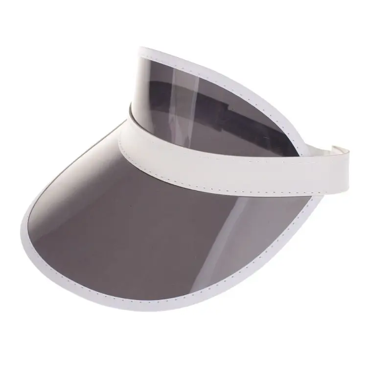 Groothandel Uv Vizieren Cap Custom Plastic Zonneklep Cap