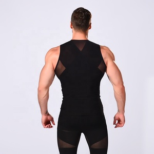 Alta Powernet 3 fila gancio e fermagli per gli occhi cintura shaper canottiera modellante corsetto canottiera <span class=keywords><strong>uomo</strong></span> - Product Image 6
