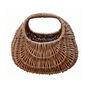 Piccolo Cesto Regalo Natalizio Vuoto <span class=keywords><strong>in</strong></span> <span class=keywords><strong>Vimini</strong></span> con Nastro - Product Image 6