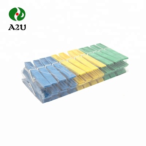 High quality wholesale cheap colorful Mini crafts plastic clothespins - Product Image 1