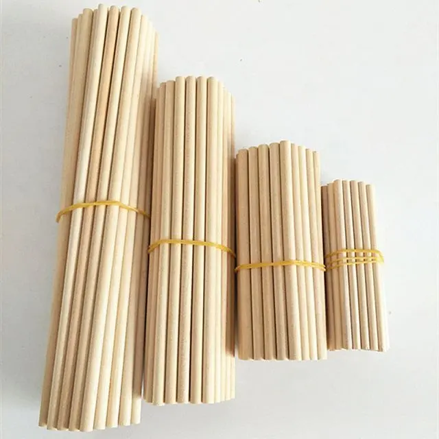 Palitos de bambú redondos secos pequeños con el mejor precio