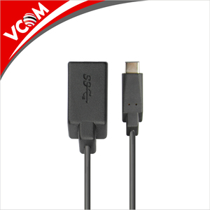 Negro de alta velocidad OTG transmisión de datos 5 5gbps tipo <span class=keywords><strong>C</strong></span> macho <span class=keywords><strong>a</strong></span> <span class=keywords><strong>USB</strong></span> 3.0 <span class=keywords><strong>hembra</strong></span> adaptador de cable - Product Image 5