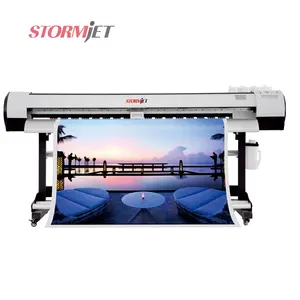1.8m Stormjet SJ-7160S eco solvent digital inkjet printer with DX5 head