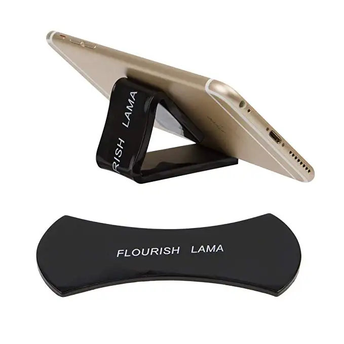 Flourish Lama Phone Pad Holder, Sticker-Holder Use Easily, Nano Rubber Pad