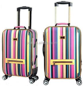 <span class=keywords><strong>Maleta</strong></span> con ruedas para niños con diseño de impresión de PU para niñas, bolsa de viaje con ruedas giratorias para equipaje - Product Image 1