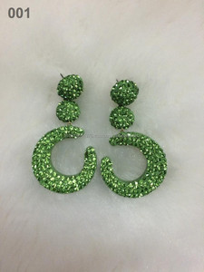 Élégantes boucles d'oreilles pendantes en cristal et strass pour femmes, idéales pour les fêtes, mariages, anniversaires, cadeaux - Product Image 2