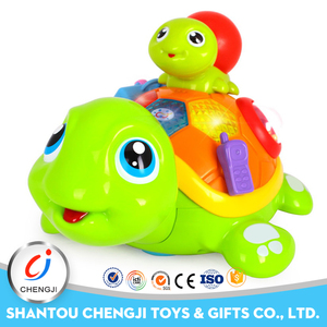 Nuevo elemento <span class=keywords><strong>de</strong></span> la batería juguetes educativos para bebés <span class=keywords><strong>de</strong></span> plástico tortuga - Product Image 1