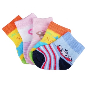 Chaussettes bébé roses en coton peluche chaudes et tendance, prix usine de gros - Product Image 2