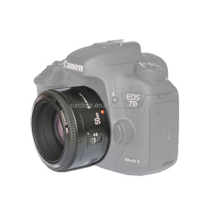 YONGNUO เลนส์กล้องมาตรฐาน YN <span class=keywords><strong>50</strong></span>มม. F1.8,เลนส์โฟกัสอัตโนมัติรูรับแสงขนาดใหญ่สำหรับ <span class=keywords><strong>Nikon</strong></span> DSLR สำหรับ Canon EOS 60D 70D 5D2 5D3 - Product Image 1