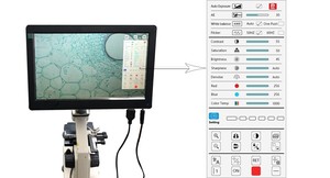 Écran 9 pouces, vidéo 1080p, objectif relais haute définition, tube de serrage pour oculaire et connexion à monture C, appareil photo numérique pour microscope LCD - Product Image 6
