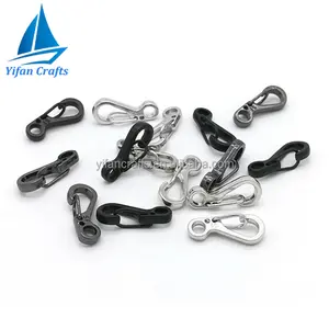 10Pcs Mini Keyring Spring Buckle Paracord Carabiner Hook Clip Camp Survive tool