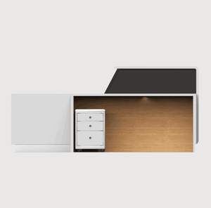 Mostrador <span class=keywords><strong>de</strong></span> Recepción Moderno <span class=keywords><strong>de</strong></span> Acrílico, Mostrador <span class=keywords><strong>de</strong></span> Caja para Hospital y Hotel, para Vestíbulo <span class=keywords><strong>de</strong></span> Oficina Profesional - Product Image 3