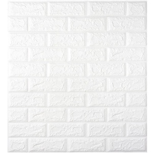 <strong>3d</strong> Foam <strong>Wall</strong> <strong>Panel</strong> Cheap Price 8.5mm Thickness <strong>Brick</strong> Foam Sticker Soft Living Room <strong>3d</strong> Wallpaper <strong>Brick</strong> for Indoor <strong>Wall</strong> Decoration - Product Image 5