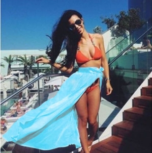 Womens Swim Wear Bikini Cover up Sheer Beach Mini <strong>Wrap</strong> <strong>Skirt</strong> Sarong Pareo Shorts <strong>Skirts</strong> - Product Image 4