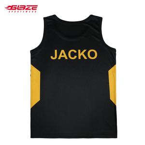 Tùy chỉnh thiết kế nhanh chóng khô nóng bán thăng hoa trống chạy <span class=keywords><strong>singlets</strong></span> - Product Image 4