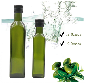 Bouteille à huile <span class=keywords><strong>gourmet</strong></span> en verre vide de 500 ml avec verseur à levier et bouchon en aluminium - Product Image 3