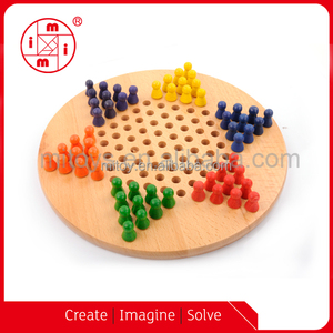 Damas <span class=keywords><strong>chinas</strong></span> de madera Tic Tac toe juego de mesa juego de viaje - Product Image 1