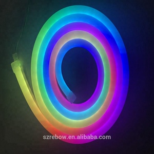 Thay Đổi Màu 5V 12V 24V RGB Kỹ Thuật Số DMX Led Flex Rope Đèn Neon - Product Image 2