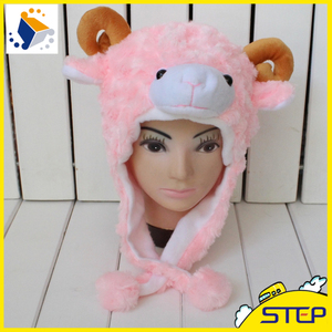 Estilo encantador Ovejas Sombrero Y <span class=keywords><strong>Gorro</strong></span> <span class=keywords><strong>de</strong></span> Invierno Sombrero Guantes Bufanda Sombrero Conjunto <span class=keywords><strong>de</strong></span> Algodón - Product Image 1