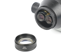 WD165 0.5X 0.7X 1.0X 2.0X Auxiliary Objects Microscope Camera Lens for Trinocular Stereo Zoom Microscope Lens for phone repair