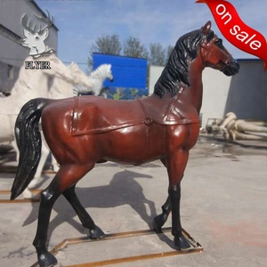 Estátua de Animal em Resina para Exterior, Estátua de Cavalo em Fibra de Vidro em Tamanho Real à Venda - Product Image 3