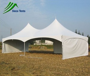 SIECO 2025 özel 20 'x 40 'yüksek tepe dikdörtgen Marquee çadır açık lüks parti olay düğün çadırı satılık