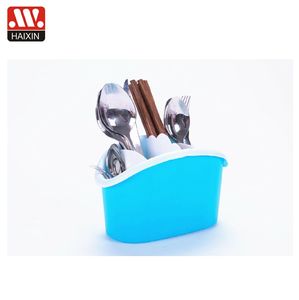 Haixin nhựa dao và dĩa lưu trữ chủ cấp thực phẩm dao kéo và muỗng <span class=keywords><strong>Flatware</strong></span> <span class=keywords><strong>Caddy</strong></span> cho bàn ăn - Product Image 5